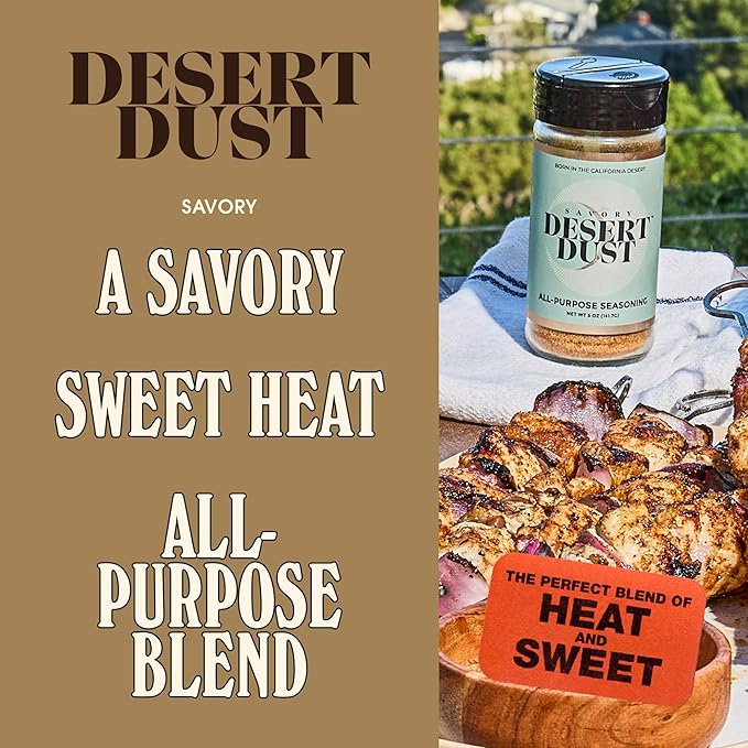 Desert Dust Savory Seasoning ??Organic Date Sugar Gourmet Blend | Smoky, Sweet & Low-Glycemic |