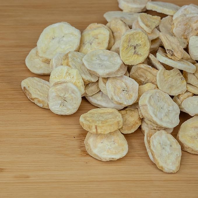 Survival Grocery® Freeze Dried Bananas - Gluten-Free, Unsweetened Banana Chips - Vitamin C & Fiber