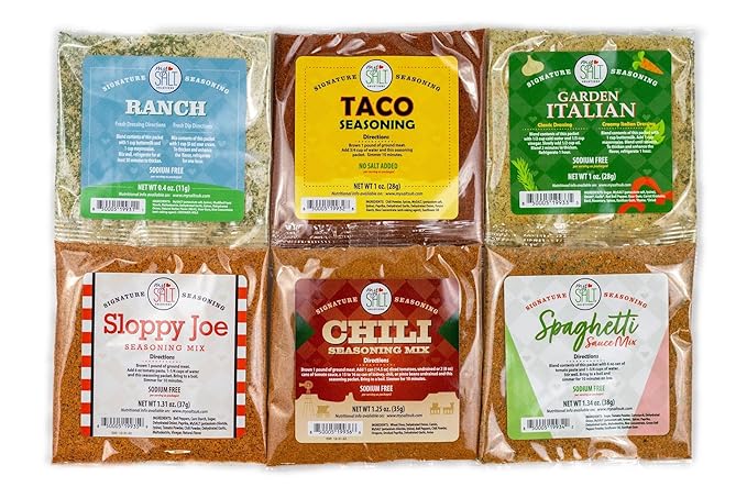MySALT Chili Seasoning Mix 3 Pack ??Sodium Free Comfort Food for Hearty Chili Night ??Salt-Free