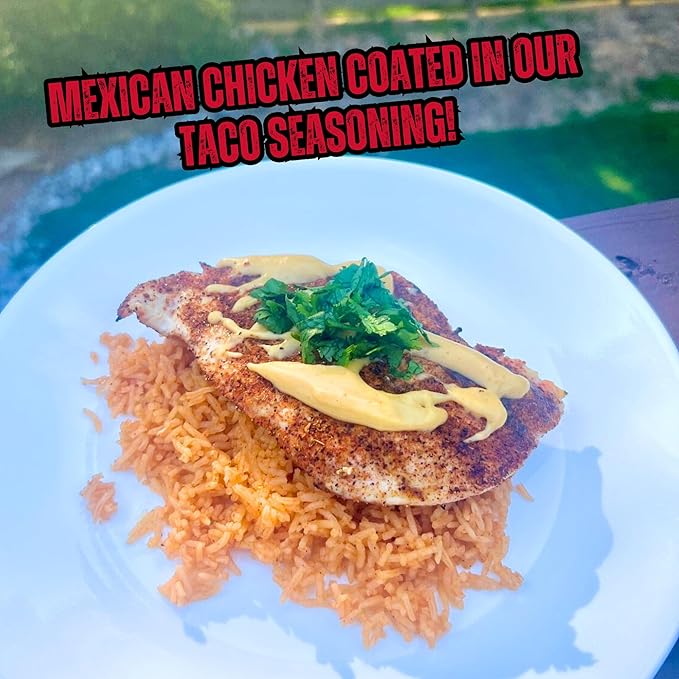 Gourmet Taco Seasoning Mix | Fajita Seasoning | Low Sodium | Mexican Seasoning Blend for Tacos