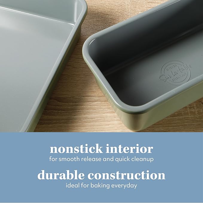 Sur La Table Kitchen Essential Carbon Steel Baking Pans Bakeware Set W/Premium PFOA, PFAS, PTFE