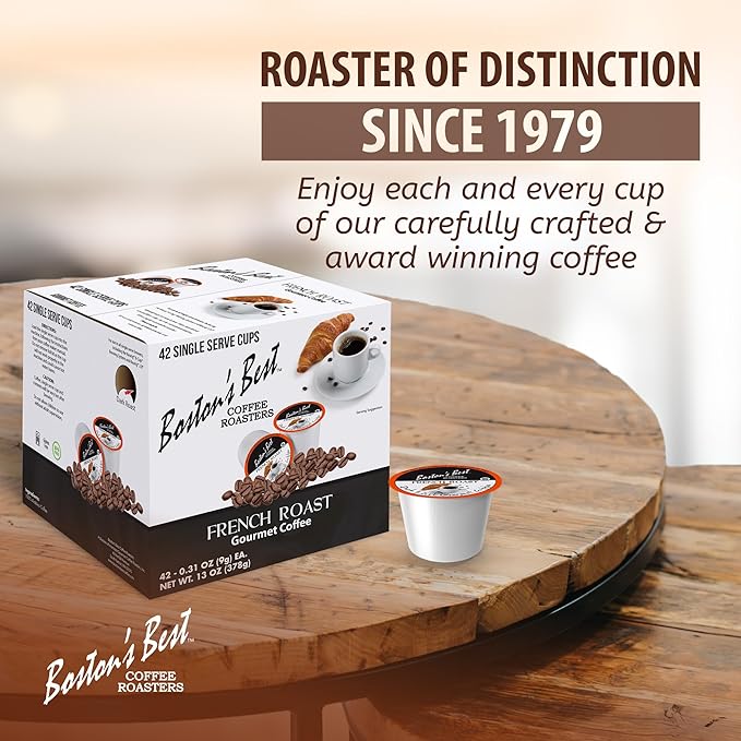 Boston’s Best - Rich & Bold French Roast Gourmet Delectable Dark Roast Coffee, Compatible with