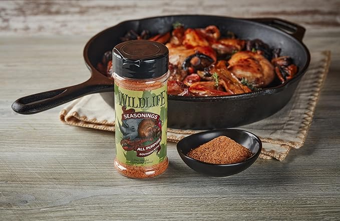 Wildlife Seasonings All Purpose Southern Blend - Versatile Meat Seasoning for Steak, Poultry, and