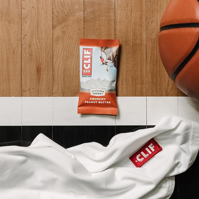 CLIF BAR - Protein Bars - Crunchy Peanut Butter - Made with Organic Oats - Energy Bars - Non-GMO