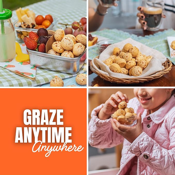Keep Grazin Grain Free Crunchy Cheese Biscuits - Grilled Cheese Flavoured | 2.12 Ounce (Pack of 3)