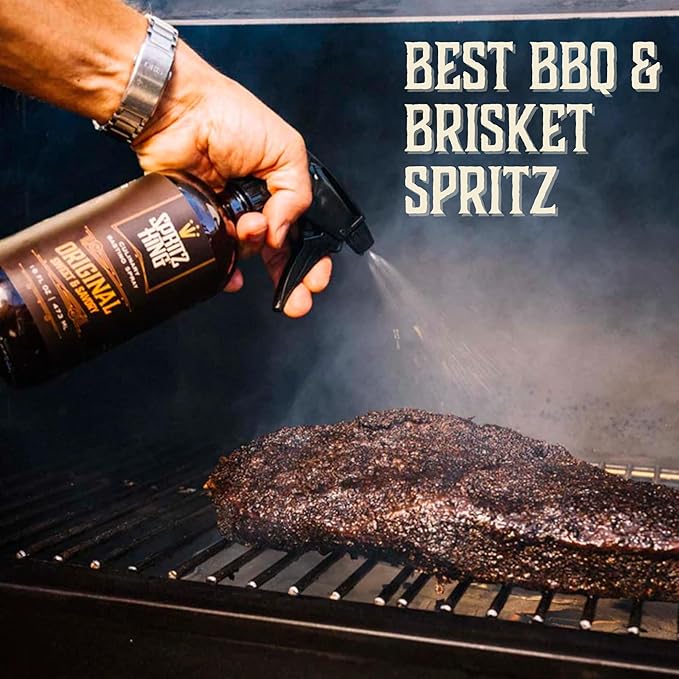 Spritz King Culinary Basting Spray: For Grilling, Smoking, Air Frying - Delicious Dark Bark