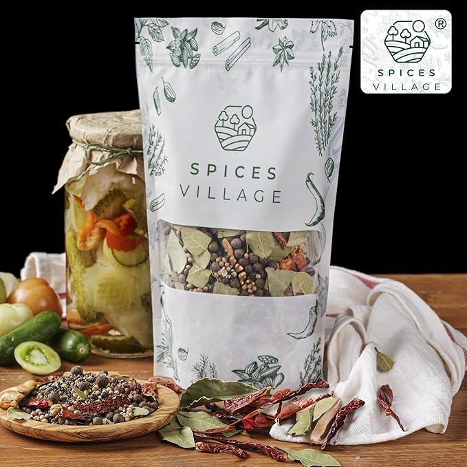 SPICES VILLAGE Pickling Spices for Corned Beef, Pickling Spices Mix for Pickles and Canning, 6.5oz