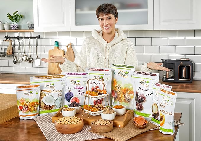 Anna and Sarah Dried Organic Mango, No Sugar Added, No Preservatives, Al-Natural, Premium Quality