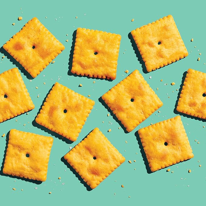 Back to Nature - Cheezy Crackers - Seriously Tasty Cheese Flavored Square Crackers - Wheat Flour