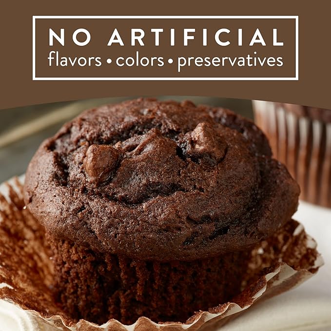 Krusteaz Muffin Mix, Double Chocolate Muffin Mix, Made with Real Chocolate Chips & No Artificial