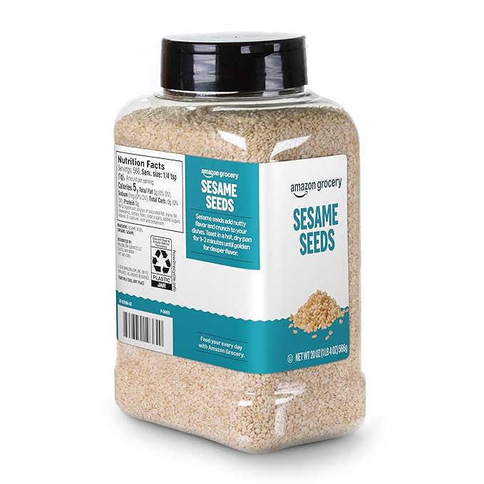Amazon Grocery, Sesame Seeds, 20 Oz (Previously Happy Belly, Packaging May Vary)