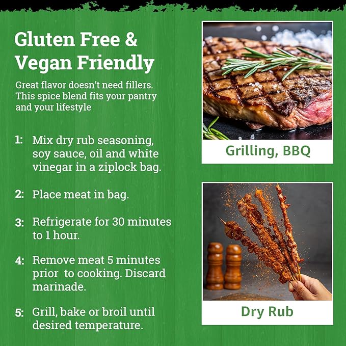 Dimply's Jamaican Jerk Seasoning Mix – Dry Rub and Marinade for Chicken, Meat, Vegetables, Tofu
