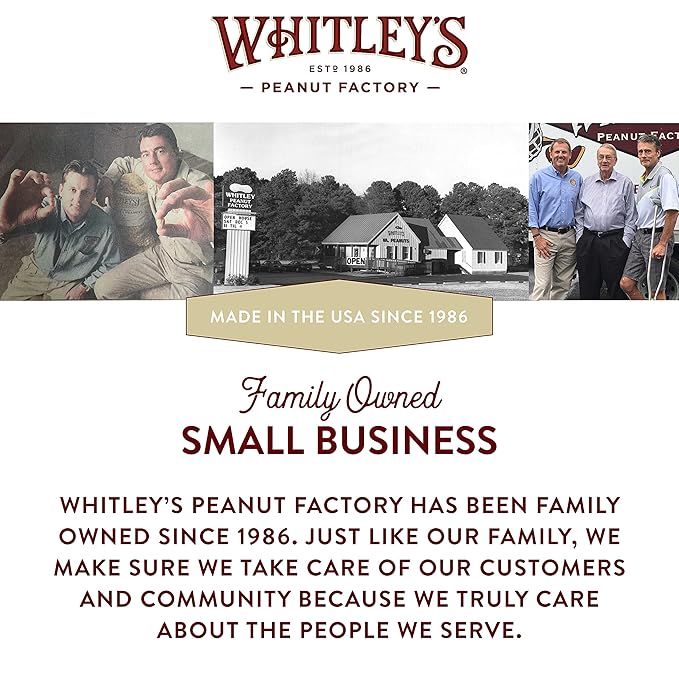 Whitley?셲 Salt & Ground Pepper Virginia Peanuts ??Super Extra Large 'Home Cooked' Virginia Peanuts