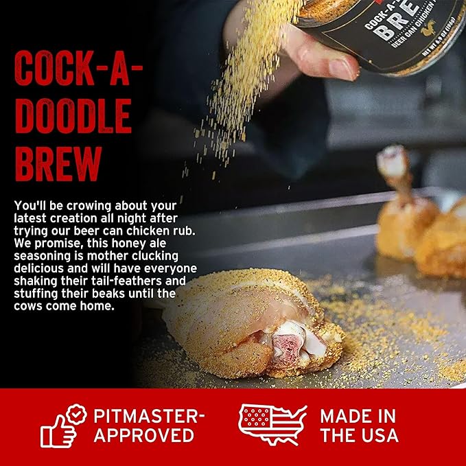 PS Seasoning Cock-A-Doodle Brew - Beer Can Chicken Seasoning - BBQ Seasoning & Rubs for Smoking