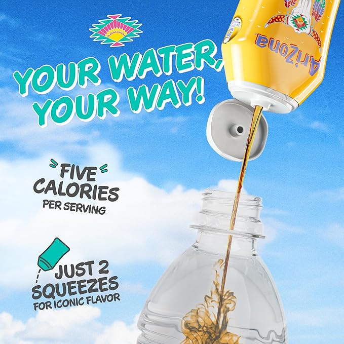 AriZona Mucho Mango Fruit Juice Cocktail - On-the-Go Water Enhancer, 1.62 fl oz Bottle (Pack of 12)