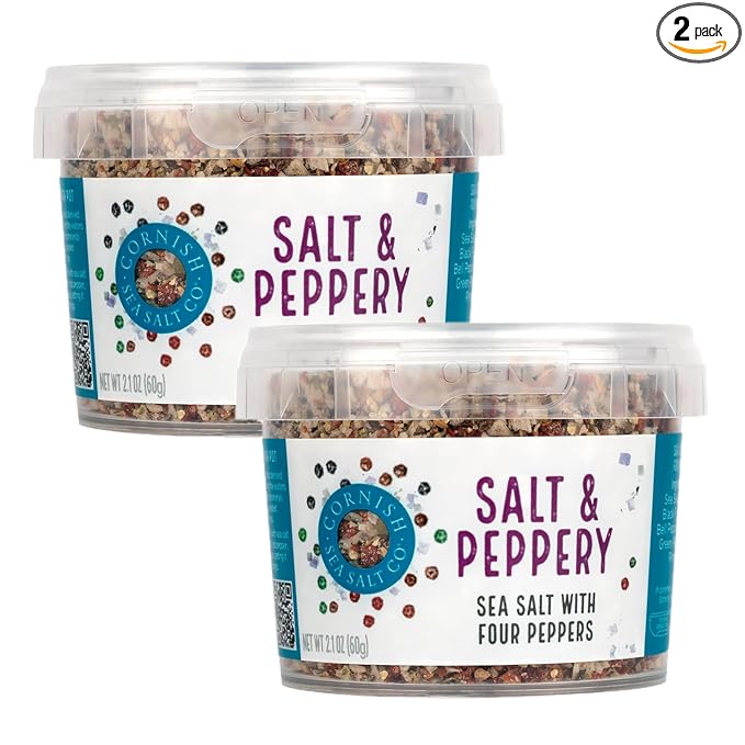 Cornish Sea Salt & Peppery Seasoning | Cooking & Hydration | Hand-Harvested in Celtic Waters | 2.1