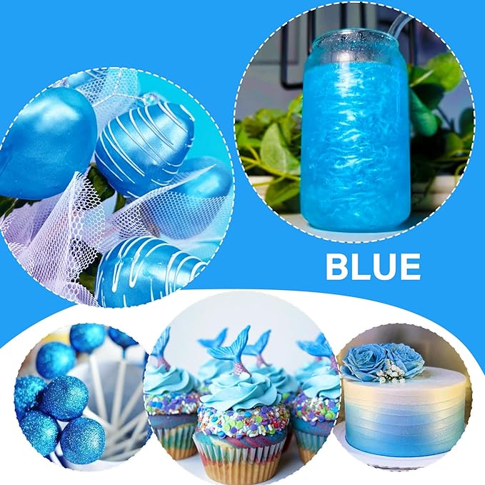 Edible Glitter Spray - 20g Luster Dust Edible Glimmer Powder for Sparkling Cocktails, Cake