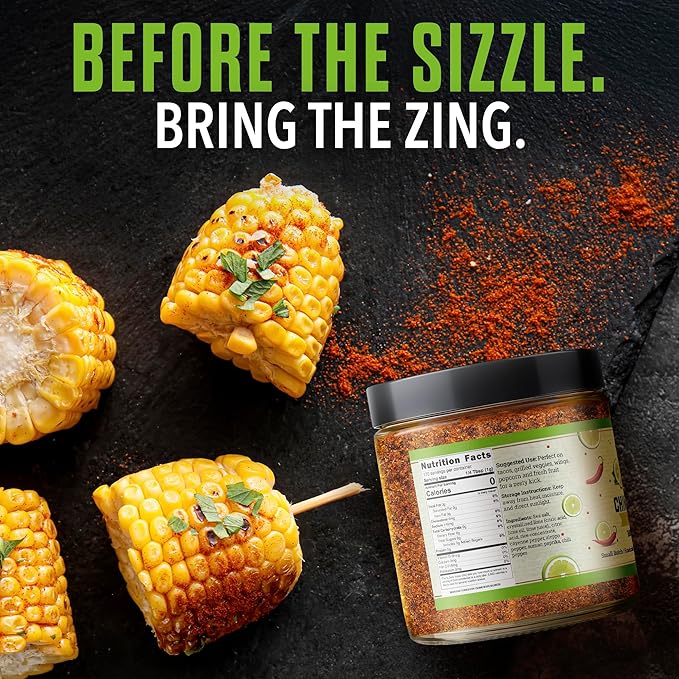 Chimi Boss Chili Lime Seasoning, 6oz ??Zesty & Spicy Dry Rub for Tacos, Chicken, Veggies, Fruit and