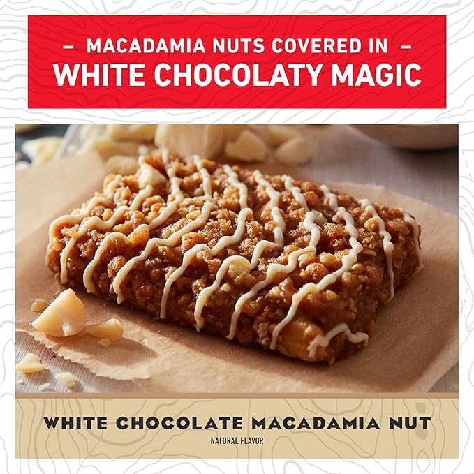 CLIF BAR - White Chocolate Macadamia Nut Flavor - Made with Organic Oats - Energy Bars - Non-GMO