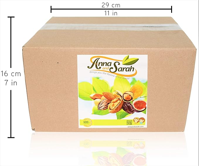 Anna and Sarah Premium Georgian Raw Fresh Pecans in Shell 9 Lbs in Box