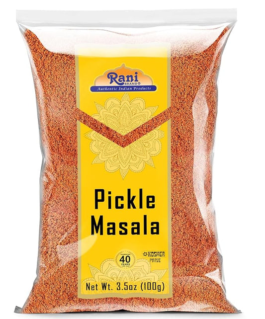 Rani Pickle (Achar) Masala Indian Spice Blend 3.5oz (100g) ~ All Natural | Vegan | Gluten Friendly