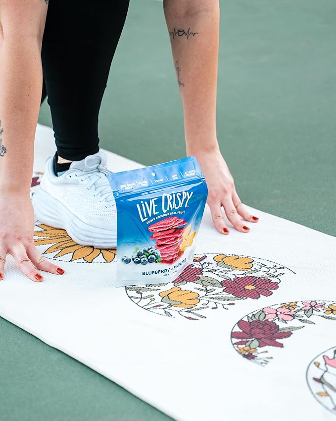 Live Crispy Fruit Chips - Pineapple-Powered Snack Packed with 100% Natural Fruit