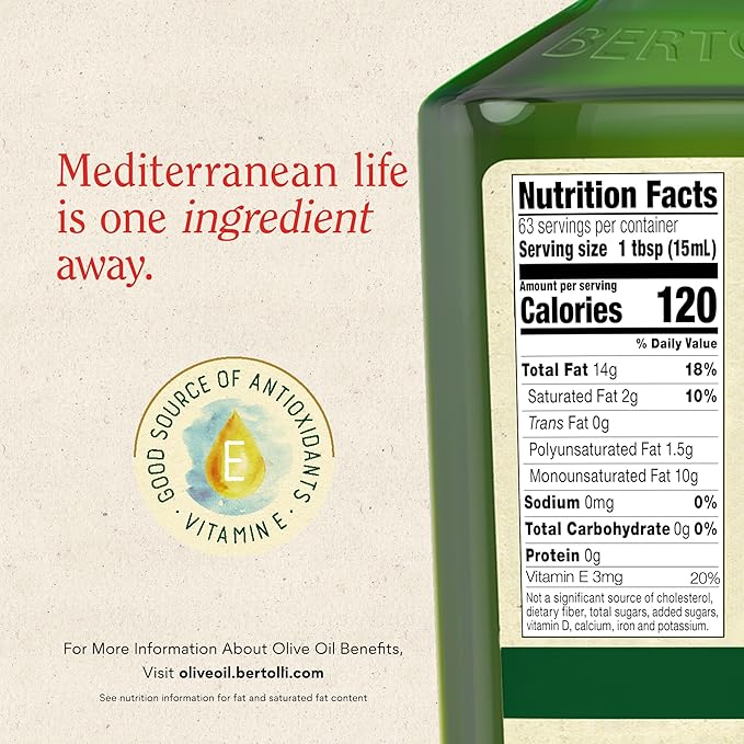 Bertolli Extra Virgin Olive Oil, Rich Taste, 32 fl oz