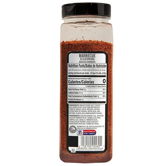 McCormick Grill Mates Barbecue Seasoning, 27 oz - One 27 Ounce Container of Barbecue Rub, Perfect