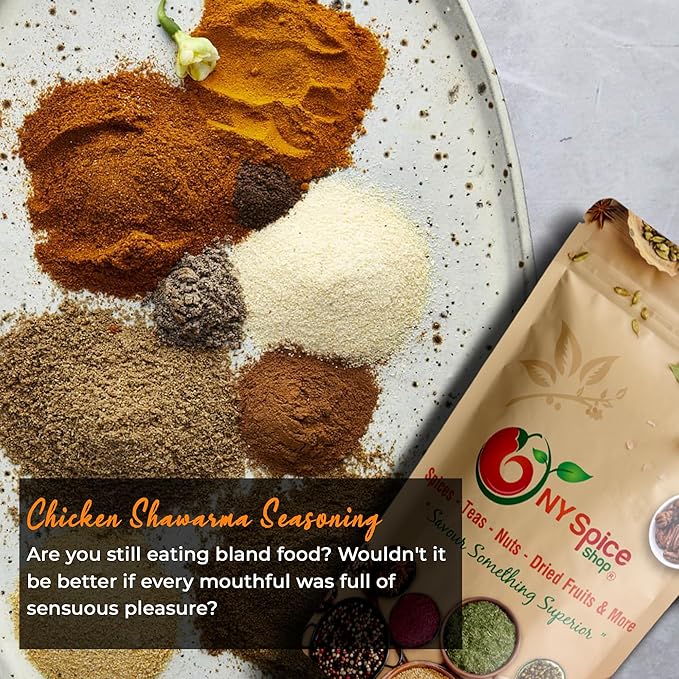 NY Spice Shop Chicken Shawarma Seasoning - Authentic Mediterranean Blend Grilling Spices for
