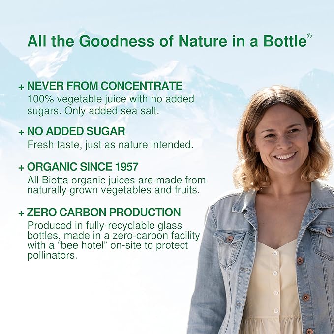 Biotta Organic Sauerkraut Juice - 100% Vegetable Juice for Energy, Immunity & Wellness - Excellent