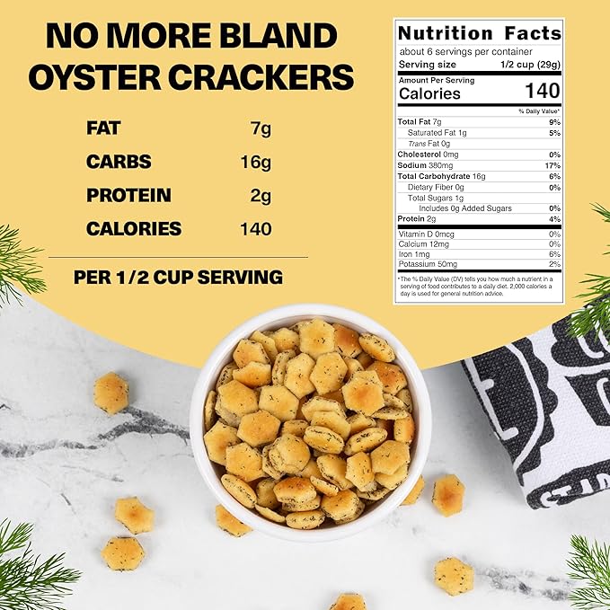 Wicked Minis Soup & Oyster Crackers - Saltine & Salted Flavored Mini Puffed Soup, Savory Snacking
