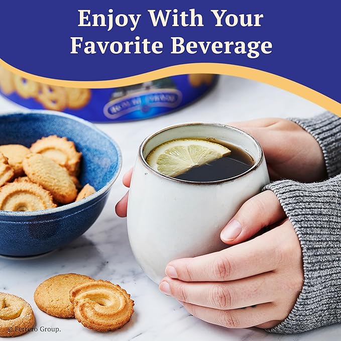 Royal Dansk Danish Butter Cookies, 48oz Exclusive Tin, Traditional Assortment, Made with Real