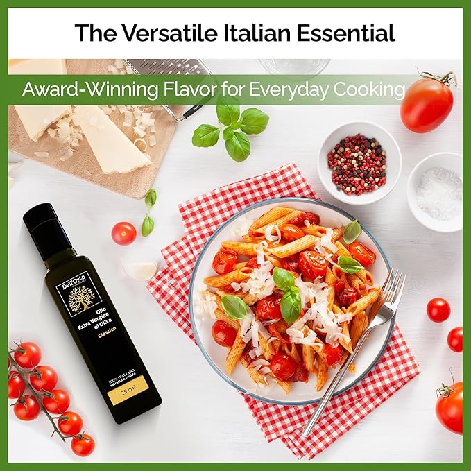 Dell'Orto Classic Ultra Premium Extra Virgin Olive Oil (250ml) | Award-Winning, First Cold Pressed