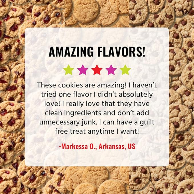 Every Body Eat Crunchy Cookie Bites, Gluten & Dairy Free, Vegan, School Safe Lunch Snacks, Single