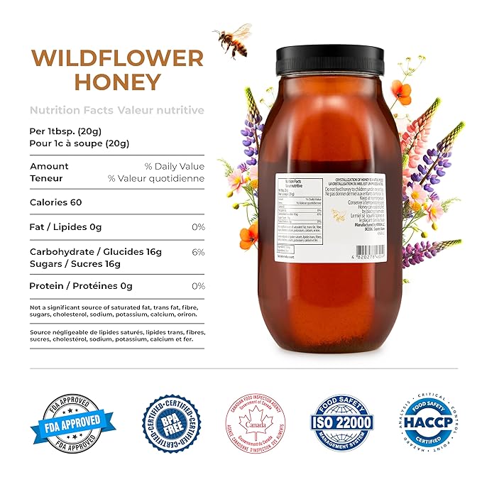 HONIGMA® Marma Wildflower Honey | Authentic Raw Honey from Ukraine | 100% Pure & Unpasteurized |