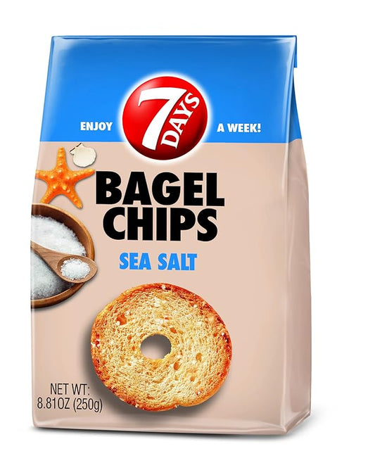 7Days Bagel Chips, Sea Salt, 8.81 oz. Bag