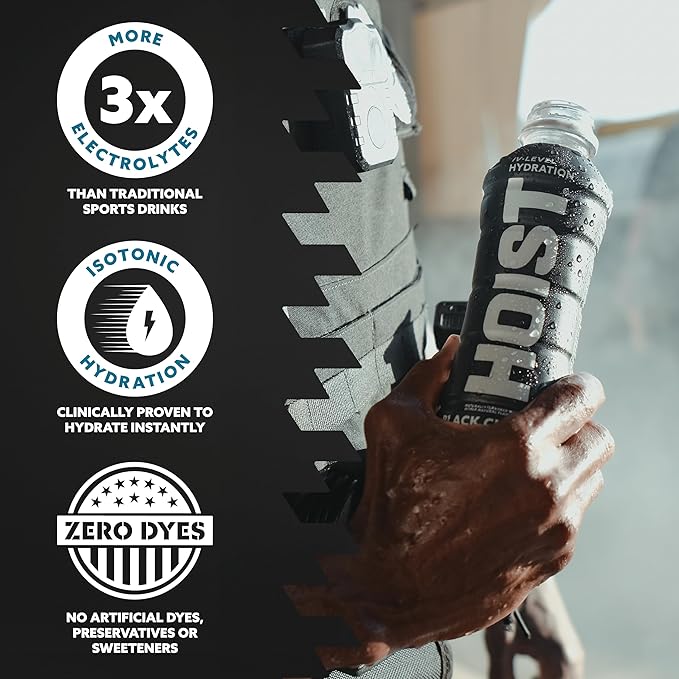 HOIST Premium Military Hydration Electrolyte Drink, Powerful IV-Level Hydration, Clinically Proven