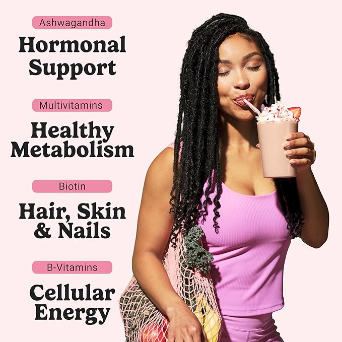 VitaHustle ONE Meal Replacement Shake - Plant Based Protein Powder by Kevin Hart - Vegan, Meal
