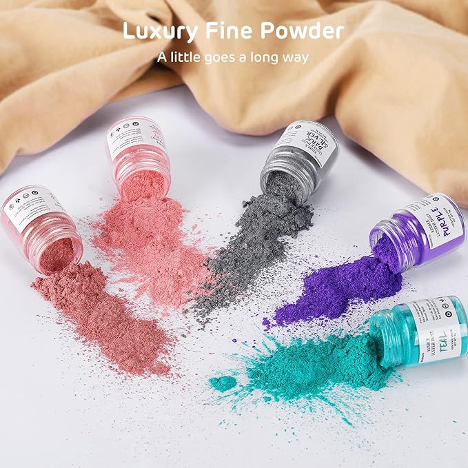 Nomeca Edible Luster Dust, 8 Grams Food Grade Shimmer Gold Cake Dust Metallic Food Coloring Powder