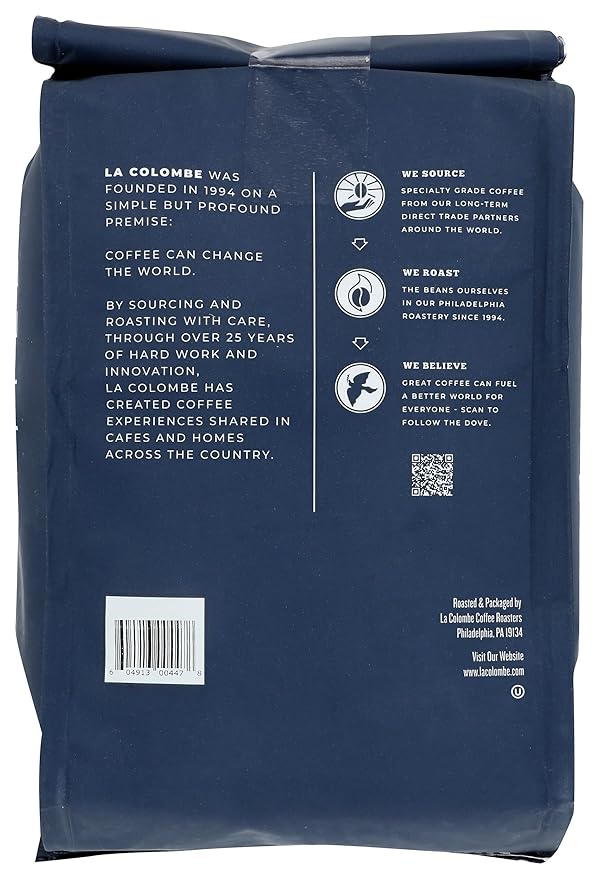 La Colombe Nizza Medium Roast Whole Bean Coffee - Notes of Milk Chocolate, Nuts & Brownie with