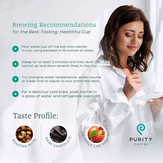 Purity Coffee FLOW Medium Roast Organic Coffee - USDA Certified Organic Specialty Grade Arabica