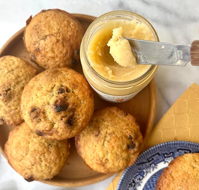 Spring Sunrise Organic Brown Ghee - Grass Fed Clarified Butter - Keto & Paleo Friendly, Lactose &