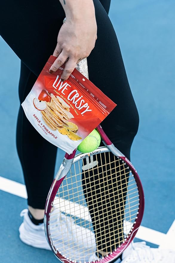 Live Crispy Fruit Chips - Pineapple-Powered Snack Packed with 100% Natural Fruit