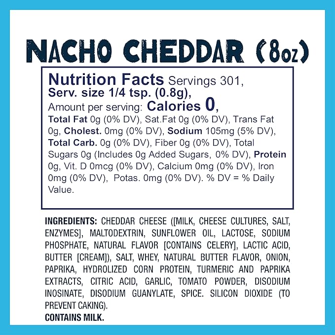 Kernel Season's Popcorn Seasoning, Nacho Cheddar, 8.5 Ounce (Pack of 2)