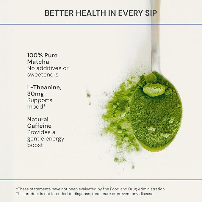 Blueprint Bryan Johnson Matcha Powder ??Ceremonial Grade Japanese Matcha ??Green Tea for Energy &