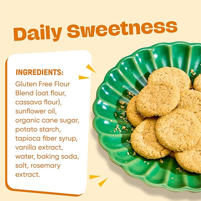 Partake Gluten Free Vanilla Wafers Cookies - Vegan - Free From the Top 9 Allergens Including Dairy