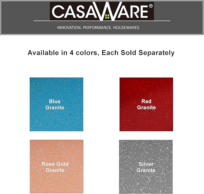 casaWare Grande Lasagna/Roaster Pan 18 x 12 x 3-Inch - Extra Large, Ceramic Coated NonStick (Red