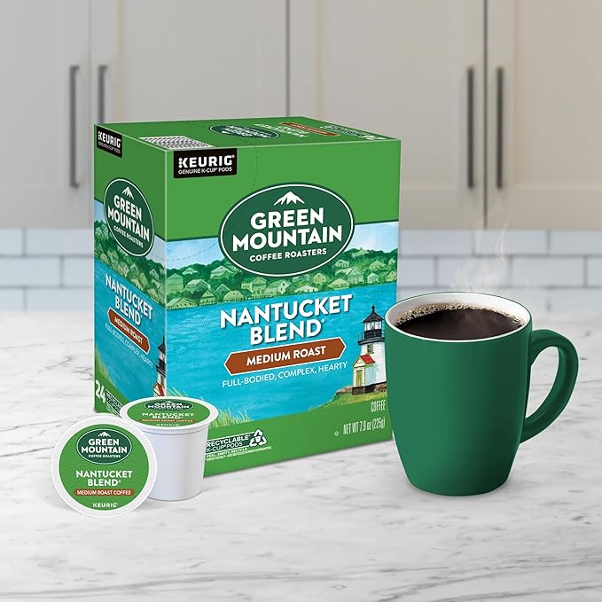 Green Mountain Coffee Roasters Nantucket Blend Keurig Single-Serve K-Cup Pods, Medium Roast Coffee