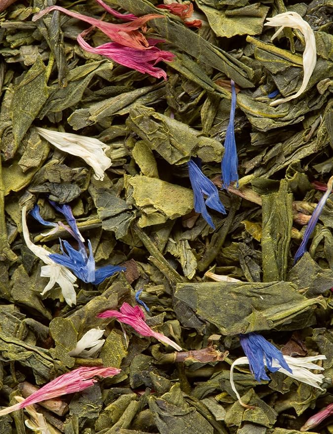 Dammann Freres Loose Leaf, L'Ôriental, Premium Gourmet French Green Tea, Blend Passionfruit, Peach