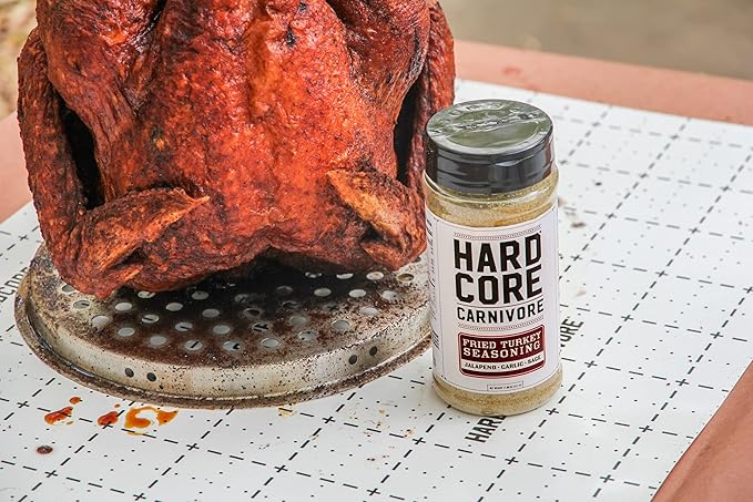 Hardcore Carnivore Limited Edition Fried Turkey Seasoning (11 oz Shaker) Texas-Made Blend for